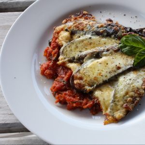 Auberginen-Pizza
