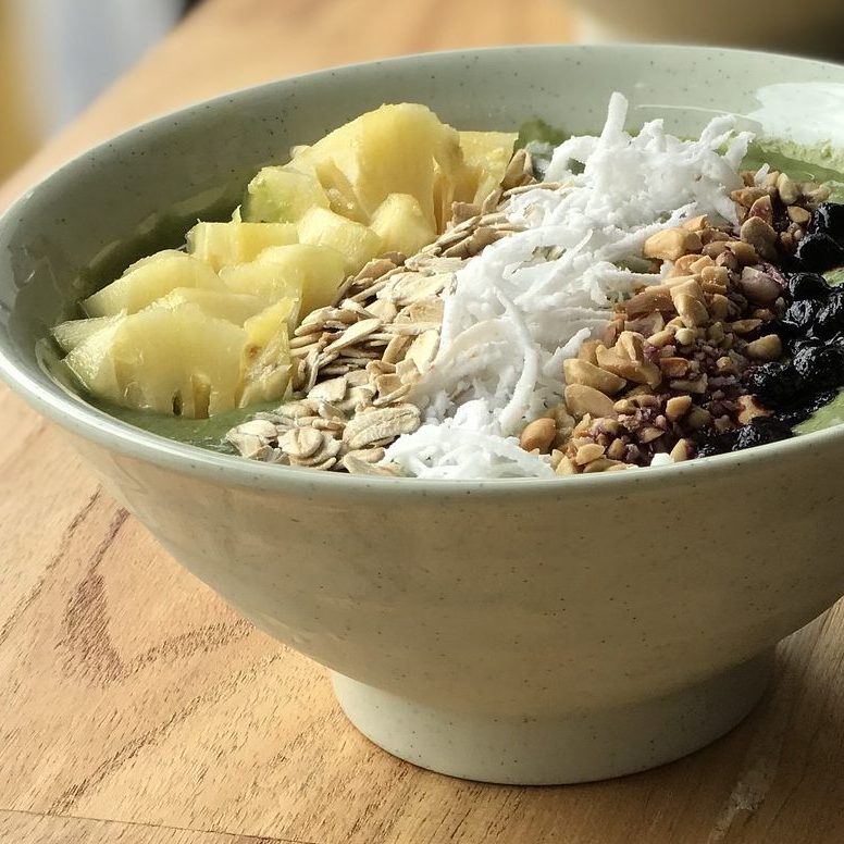 Grüne Smoothie-Bowl