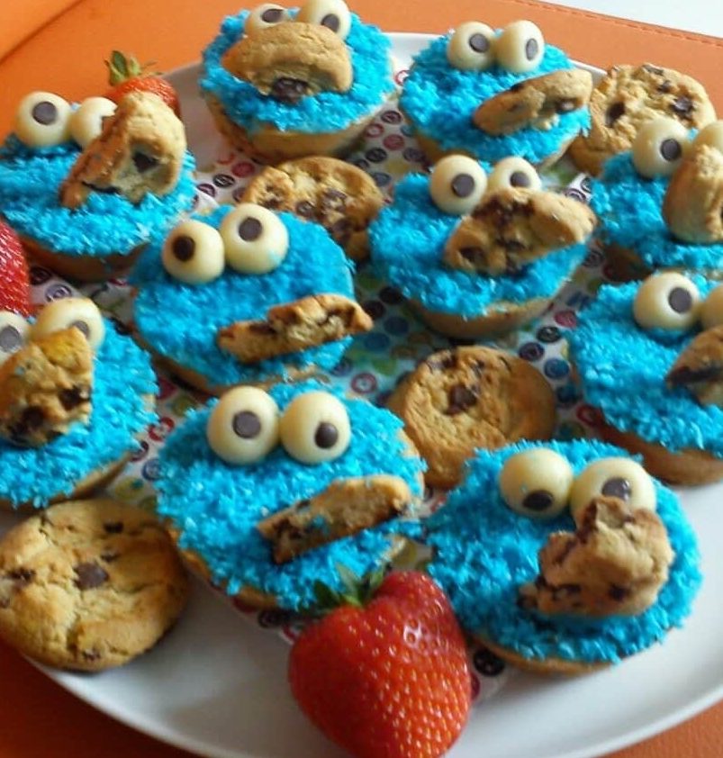 Krümelmonster-Muffins Krümelmonster-Muffins